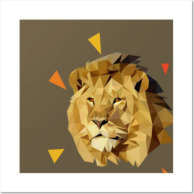 lion Wall Art by gazonula